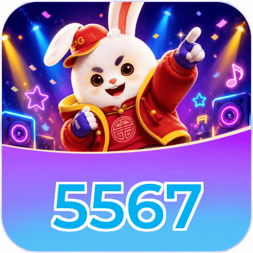 Interface do aplicativo 5567 mostrando jogos disponíveis no iOS e Android